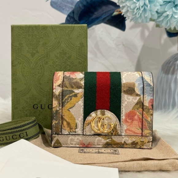 BRAND NEW GUCCI OPHIDIA FLORA WALLET - Picture 14 of 14